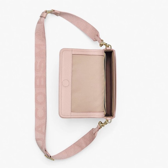 MARC JACOBS ROSE PINK THE LEATHER MINI BAG - Picture 4 of 10